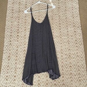 Elan Beach cover up dress stripe extra small